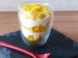 Mousse de petits suisses et mangues