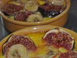 Gratin de figues et bananes