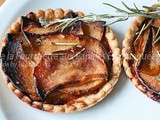 Tartelettes aux pommes, miel de lavande, beurre demi-sel et romarin