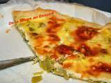 Quiche poireaux St Nectaire