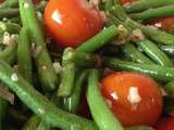 Salade tiède d’haricots verts