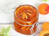 Confiture d’abricots vanillée aux amandes