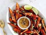 Frites de patates douces au miso