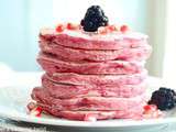 Pancakes roses vegan (pour Octobre Rose!)