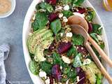 Salade de lentilles vertes, betteraves et feta