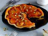 Tarte Tatin de poires au safran