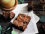 Brownies chocolat & caramel au rhum