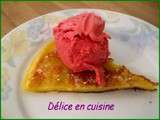 Glace a la framboise