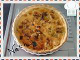 Quiche poireaux miel et curry