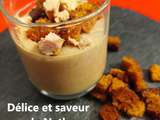 Velouté de chataignes au foie gras et pain d'épices