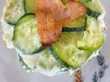 Gratin de saumon aux ravioles et courgettes