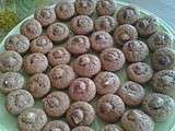 Petits fours Nutella coeur de noisette