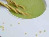 Velouté aux courgettes et brocolis