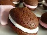 Whoopies chocolat au cœur moelleux de chamallow