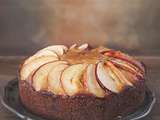 Cake aux pommes gingembre et miel