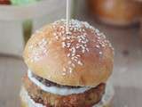 Hamburgers aux beignets d'aubergine