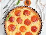 Tarte abricots basilic et citron