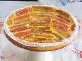 Tarte rustique rhubarbe & safran