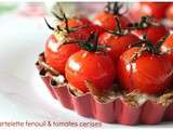 Tartelettes aux vinaigre balsamique, fenouil & tomates cerises