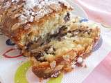 Cake poire, chocolat et amandes