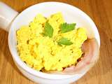 Oeufs brouillés au curcuma