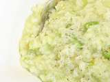 Risotto aux fèves fraîches et au parmesan