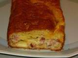 Cake pancetta-cantal