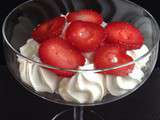 Fraises à la chantilly au mascarpone