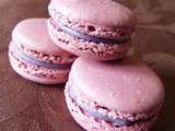 Macarons cassis