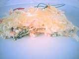 Lasagnes Surimi Poireaux