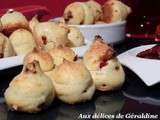 Gougères au parmesan et tomates séchées