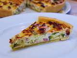 Tarte à la Ricotta, aux Courgettes et aux Lardons