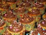 Cupcakes vanille - nutella