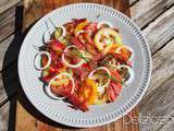 Carpaccio de tomates au Serrano