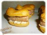 Eclair gourmand aux saucisses cocktail confites au foie gras de canard