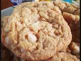 Cookies beurre de cacahuètes et chocolat blanc