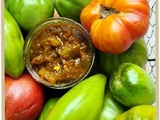 Salsa de tomates vertes aux épices mexicaines