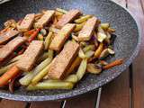 Pommes de terre et carottes poêlées au tofu