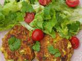 Galettes de quinoa chèvre-légumes and Co