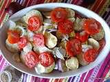 Légumes d'été confits au four