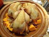 Tagine de coquelets et butternut : Tour du monde du potiron