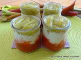 Trifle fraises-rhubarbe vite fait