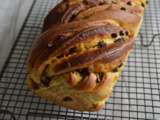 Babka clémentine orange chocolat