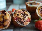 Banane bread fraise version muffins