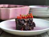 Brownie aux fruits rouges