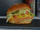 Burger de poulet au curry