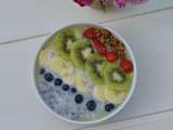 Chia pudding kiwi banane