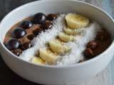 Porridge chocolat beurre de cacahuéte