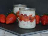 Trifle fraise banane graine de chia