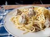 Boulettes de veau Linguine